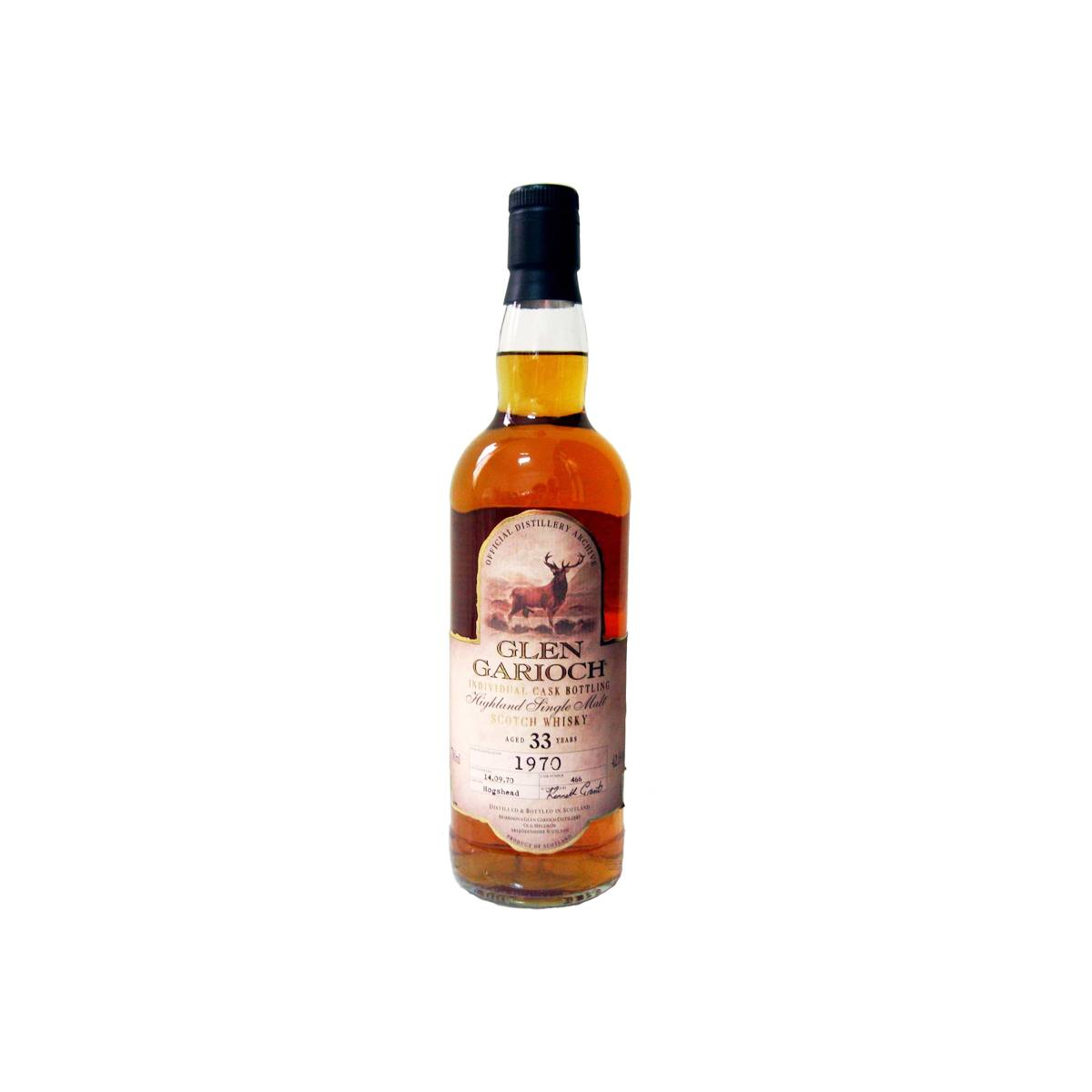 Glen Garioch Individual Cask Bottling 1970 33 Years Single Malt Whisky