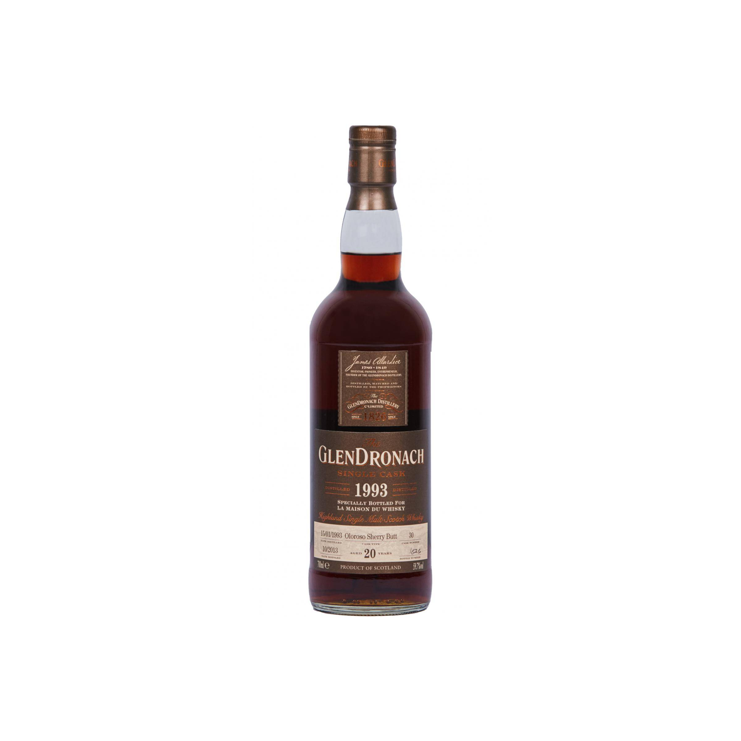 GlenDronach Single Cask 1993 20 Years Single Malt Whisky