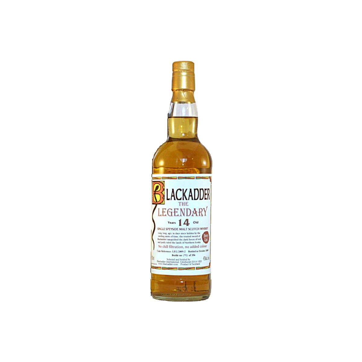 Blackadder 14 Years Single Malt Whisky