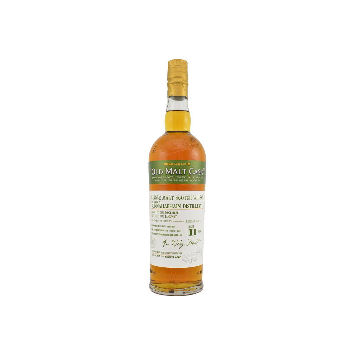 Bunnahabhain Old Malt Cask 2001 11 Years Single Malt Whisky 2