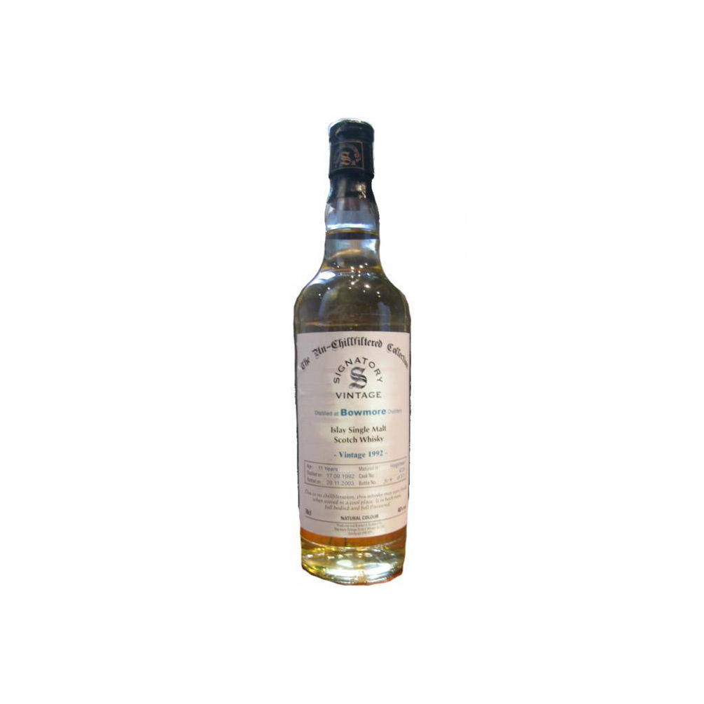 Bowmore The Un-Chillfiltered Collection 1992 11 Years Single Malt Whisky
