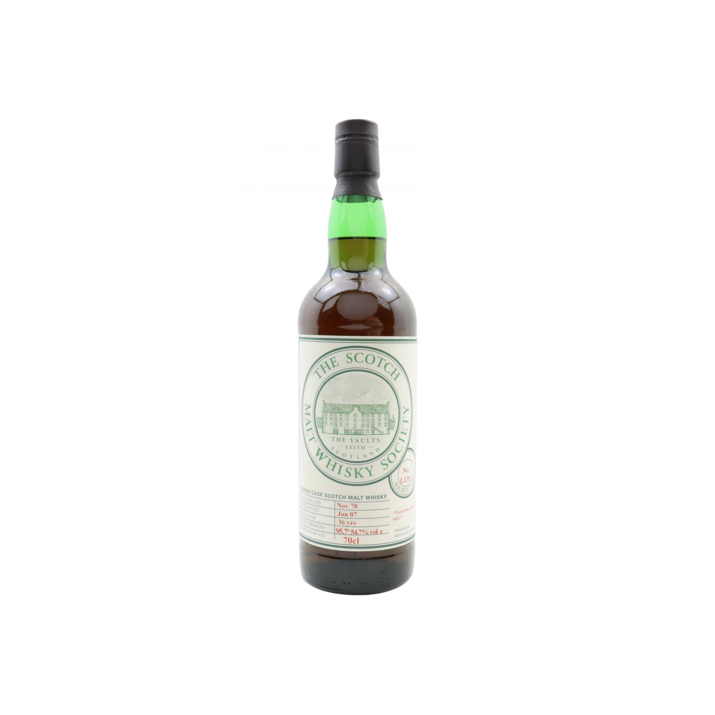 The Scotch Malt Whisky Society 1970 36 Years Single Malt Whisky