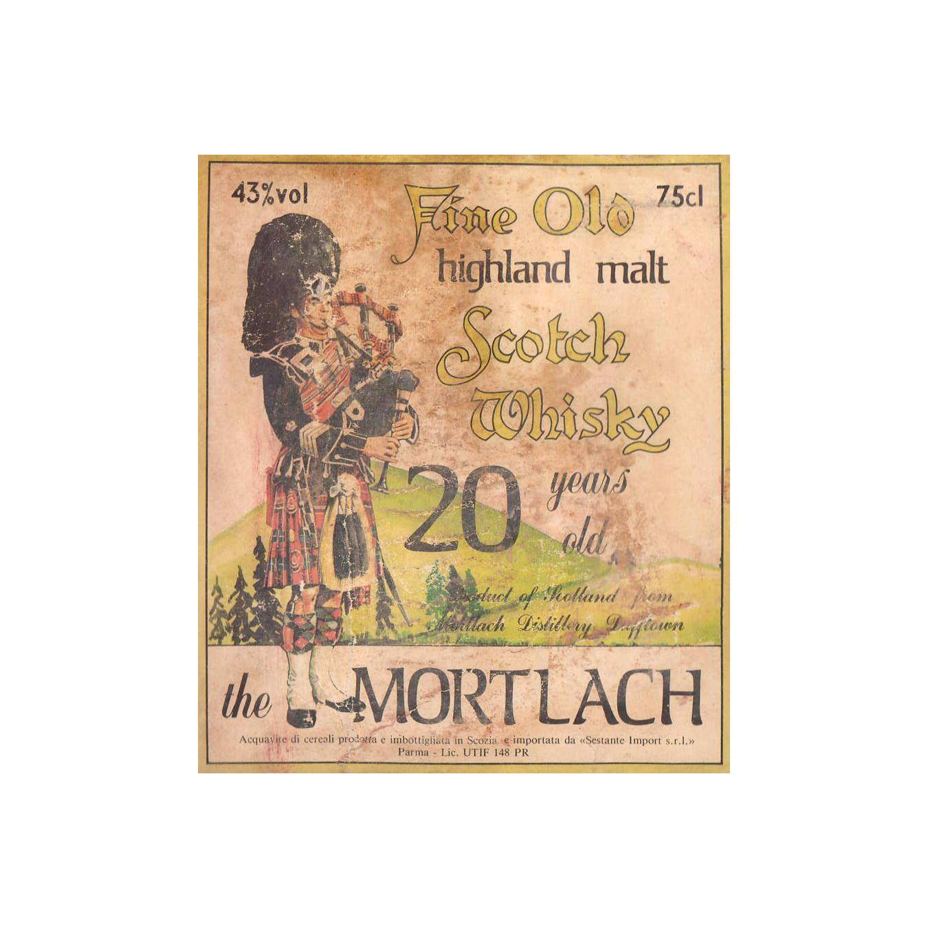Mortlach 20 Years Single Malt Whisky 2