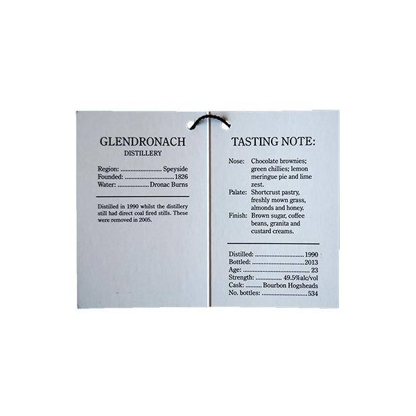 GlenDronach Small Batch 1990 23 Years Single Malt Whisky 2