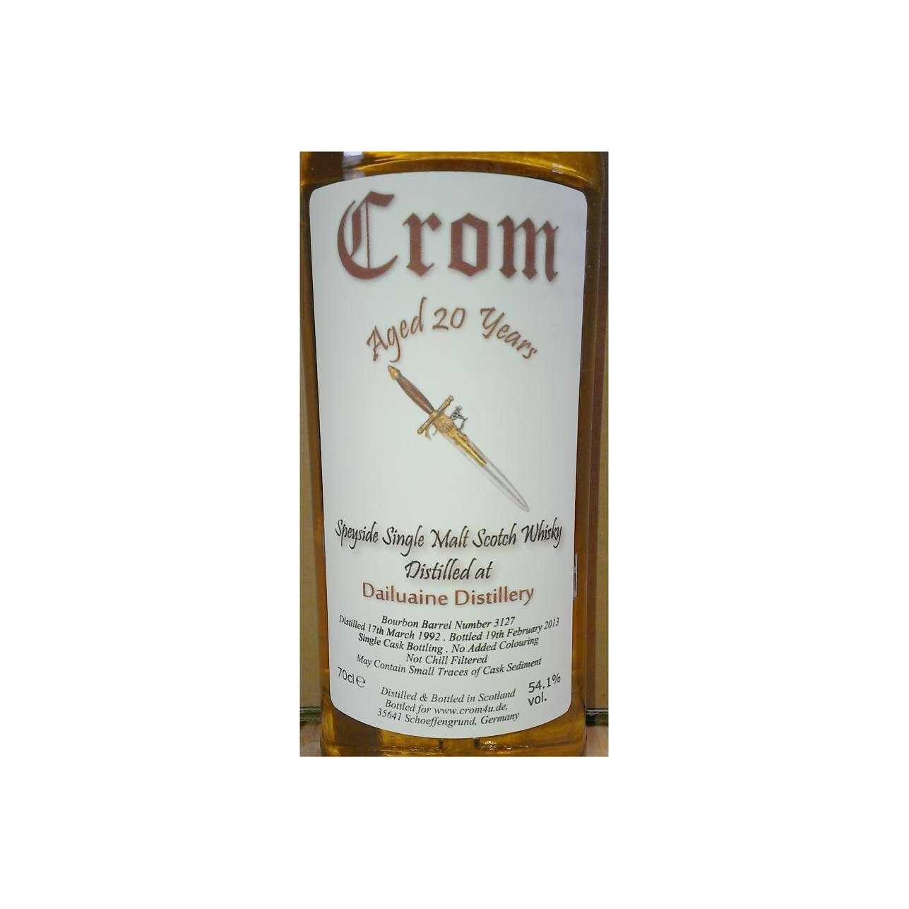 Dailuaine 1992 20 Years Single Malt Whisky 2