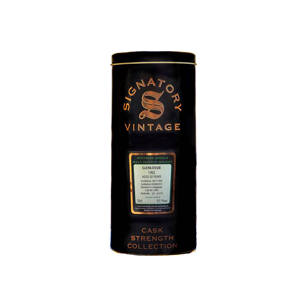Glenlossie Cask Strength Collection 1992 20 Years Single Malt Whisky 2