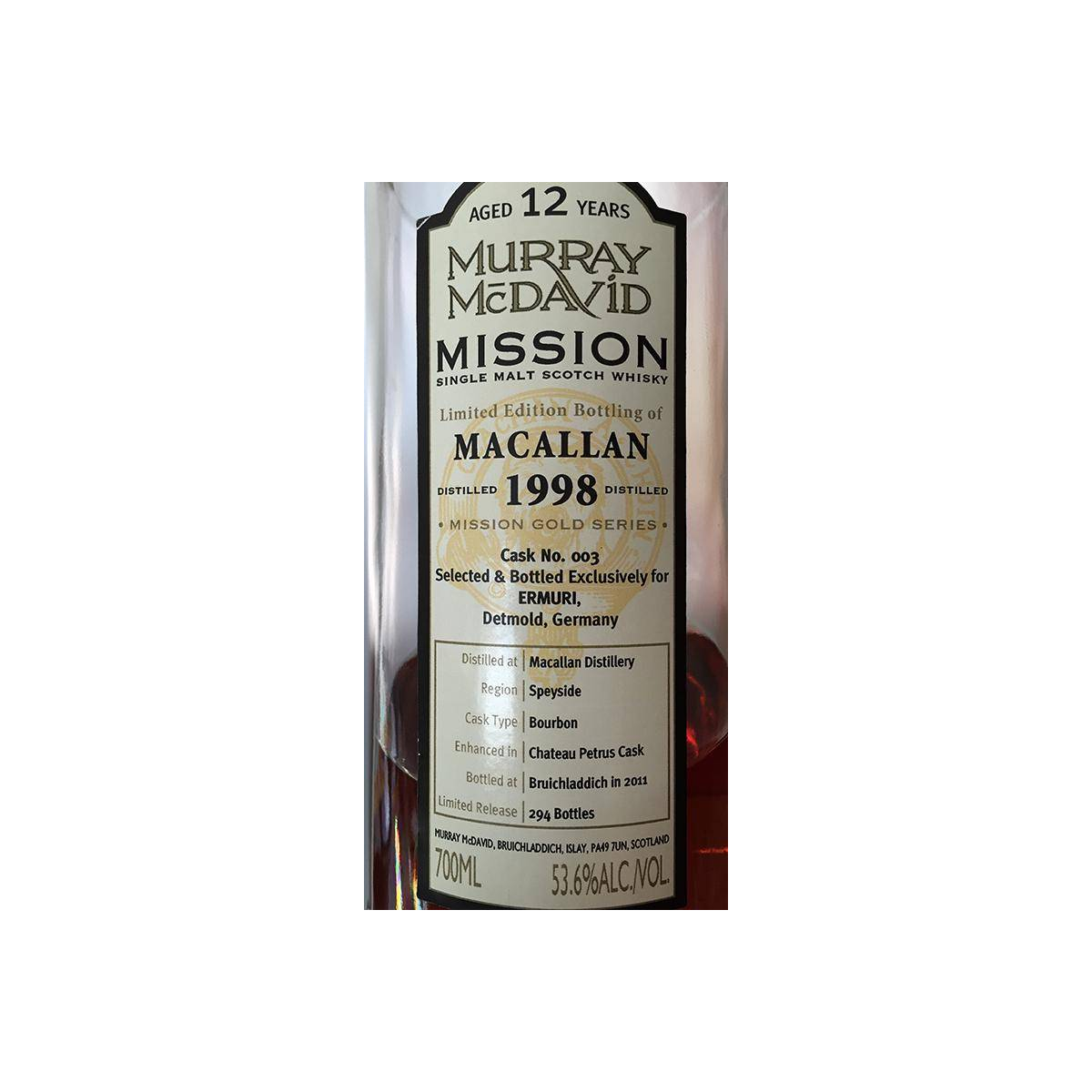 The Macallan 1998 12 Years Single Malt Whisky 2