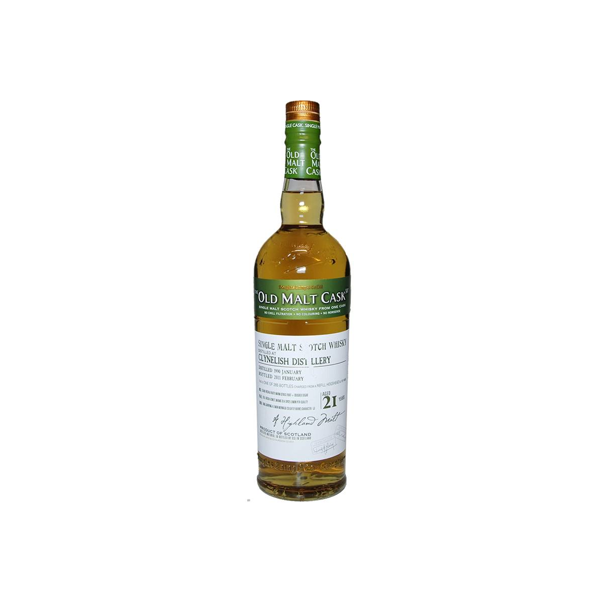 Clynelish Old Malt Cask 1990 21 Years Single Malt Whisky
