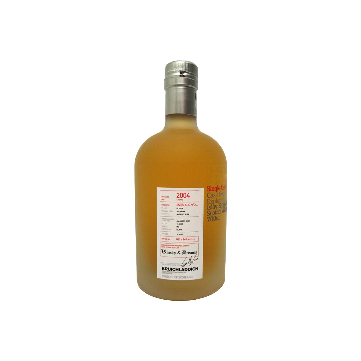 Bruichladdich 2004 6 Years Single Malt Whisky