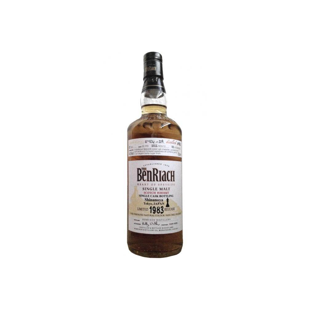 BenRiach Individual Cask Bottling 1983 29 Years Single Malt Whisky