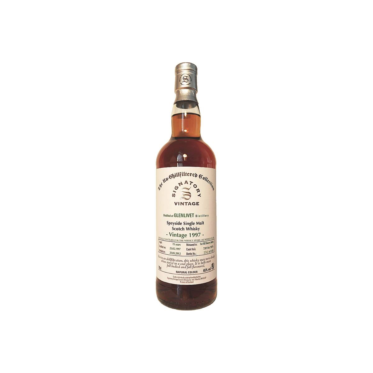 The Glenlivet The Un-Chillfiltered Collection 1997 15 Years Single Malt Whisky