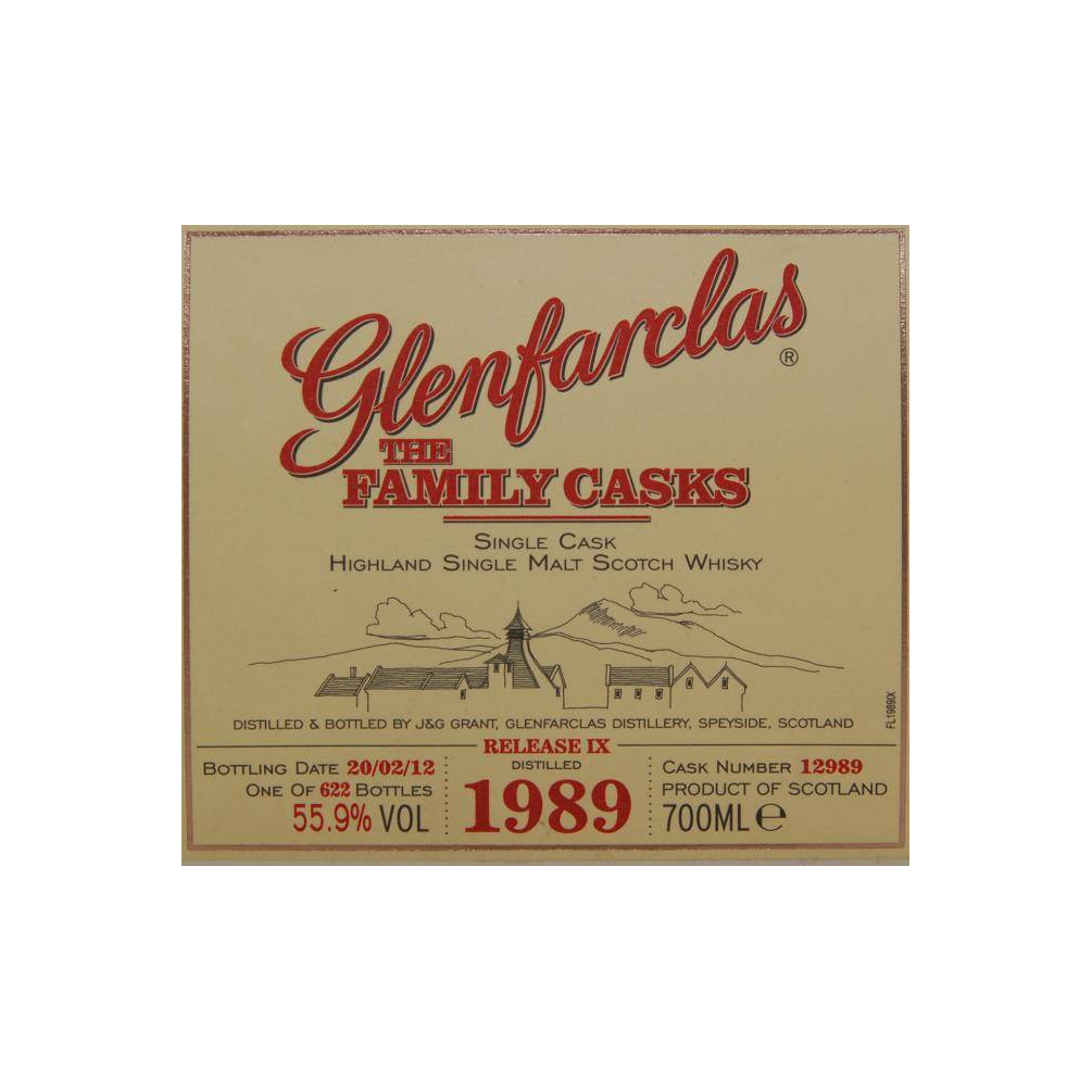 Glenfarclas 1989 22 Years Single Malt Whisky 2