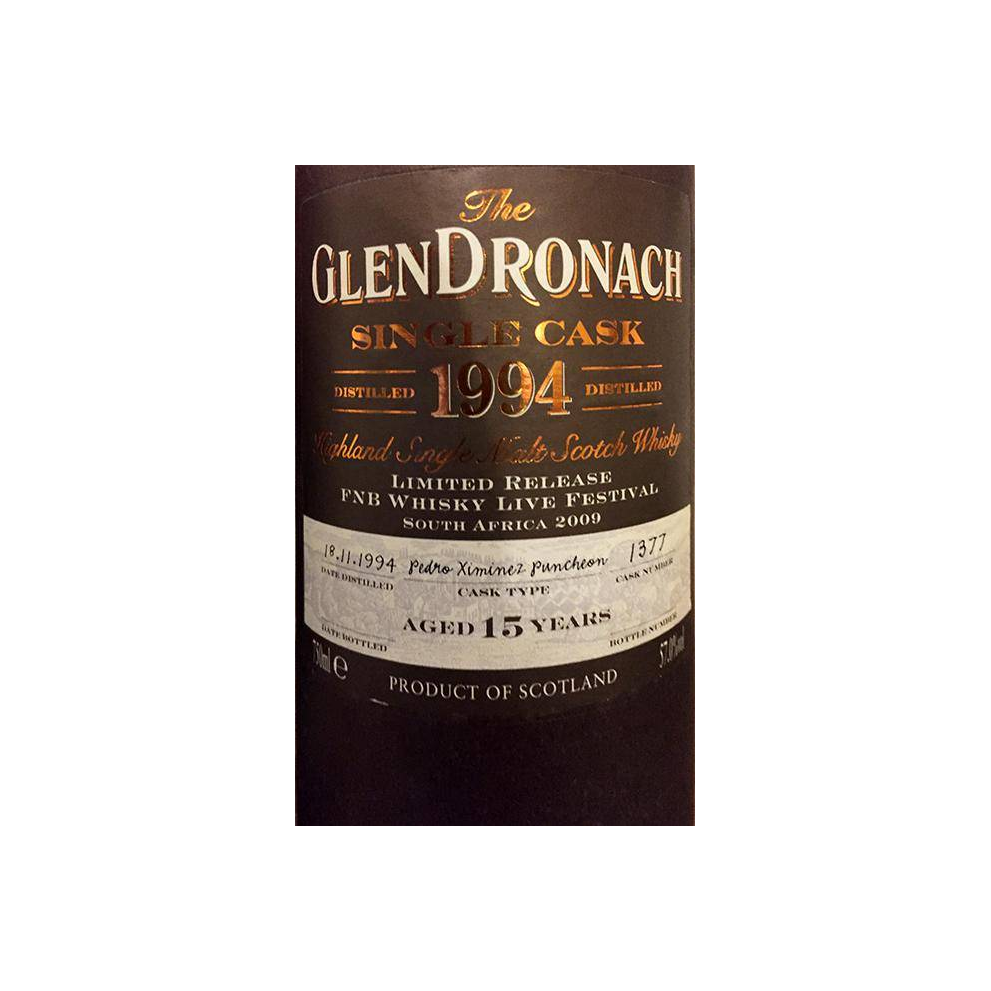 GlenDronach Single Cask 1994 15 Years Single Malt Whisky 2