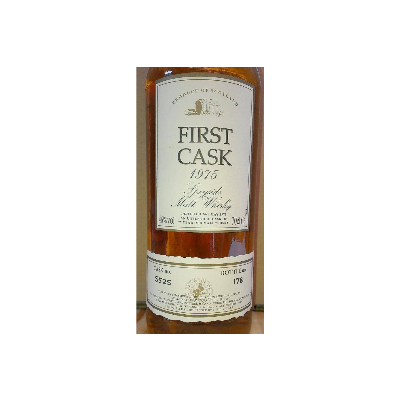 Dailuaine 1975 27 Years Single Malt Whisky 2