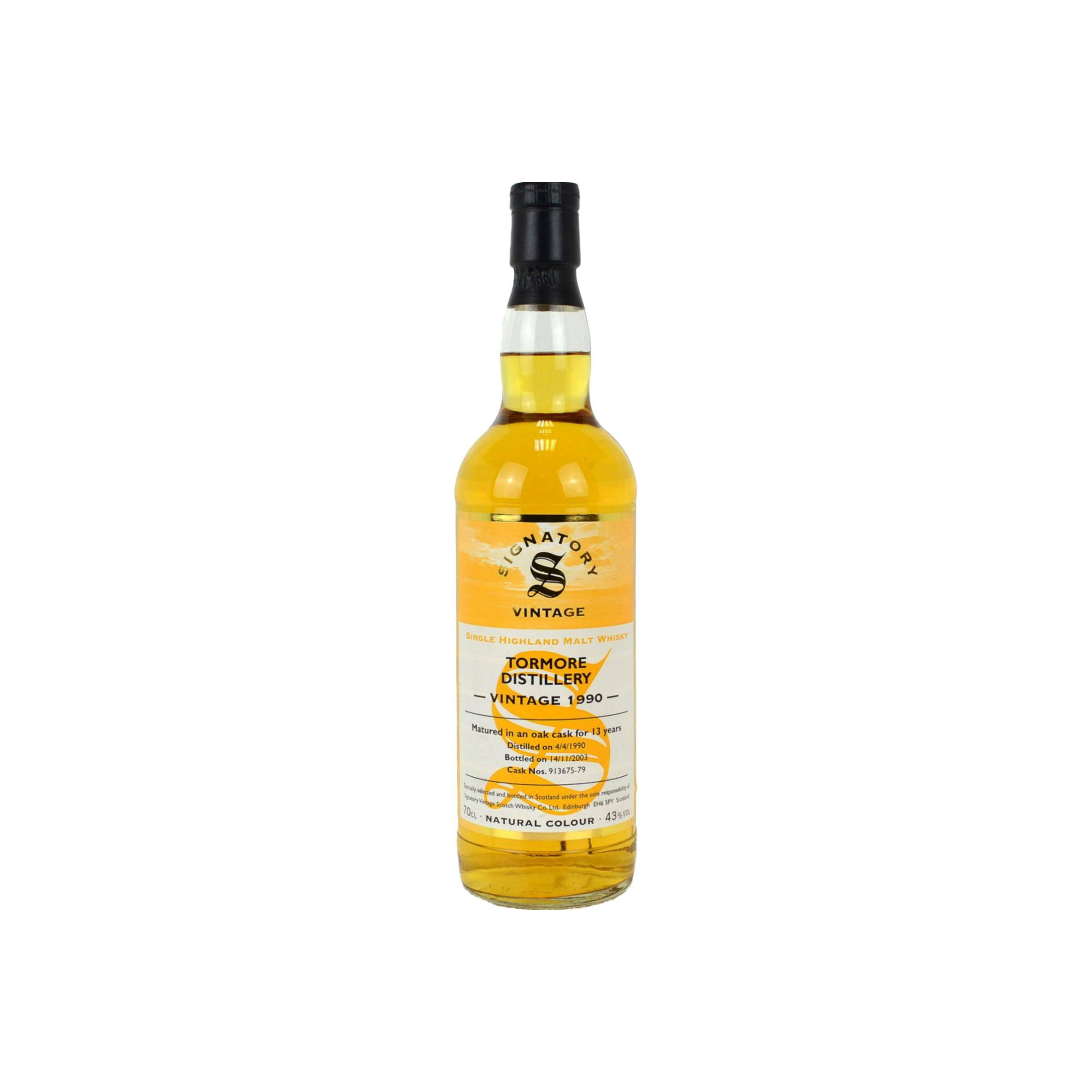 Tormore Vintage Collection 1990 13 Years Single Malt Whisky