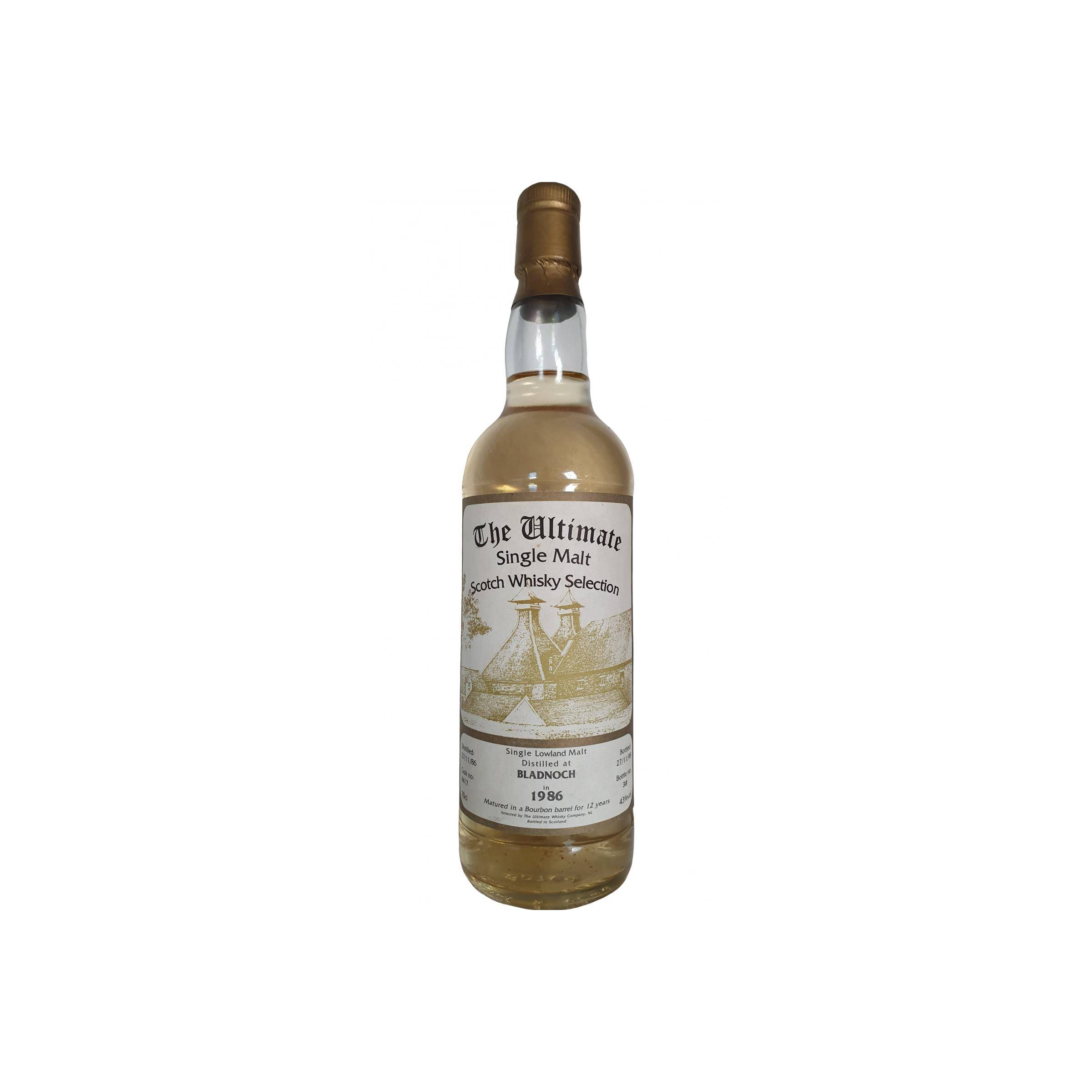 Bladnoch The Ultimate 1986 12 Years Single Malt Whisky
