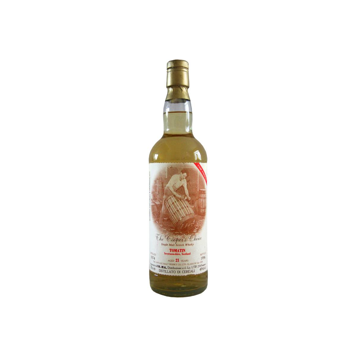 Tomatin The Cooper's Choice 1974 21 Years Single Malt Whisky