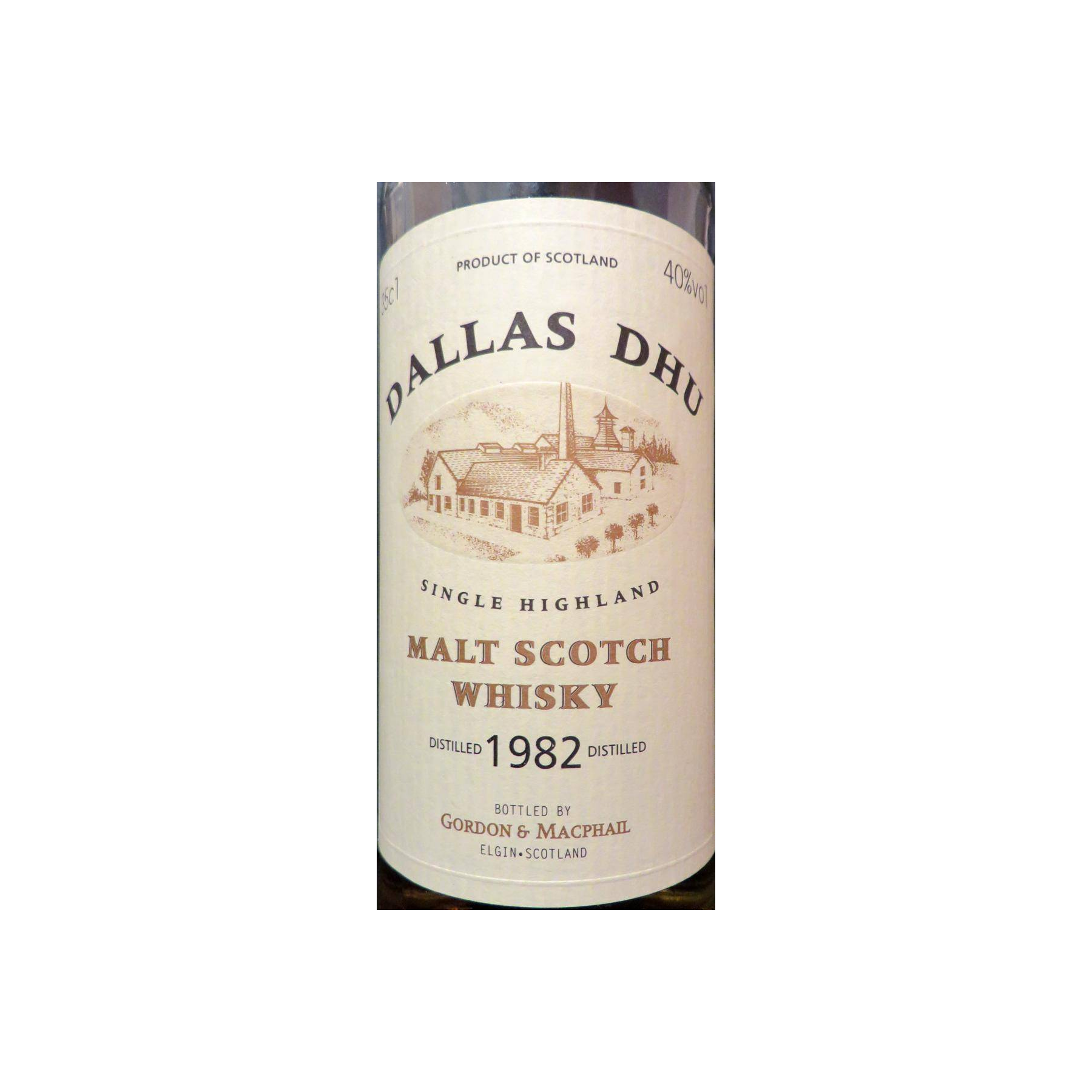 Dallas Dhu Licensed Bottling 1982 23 Years Single Malt Whisky