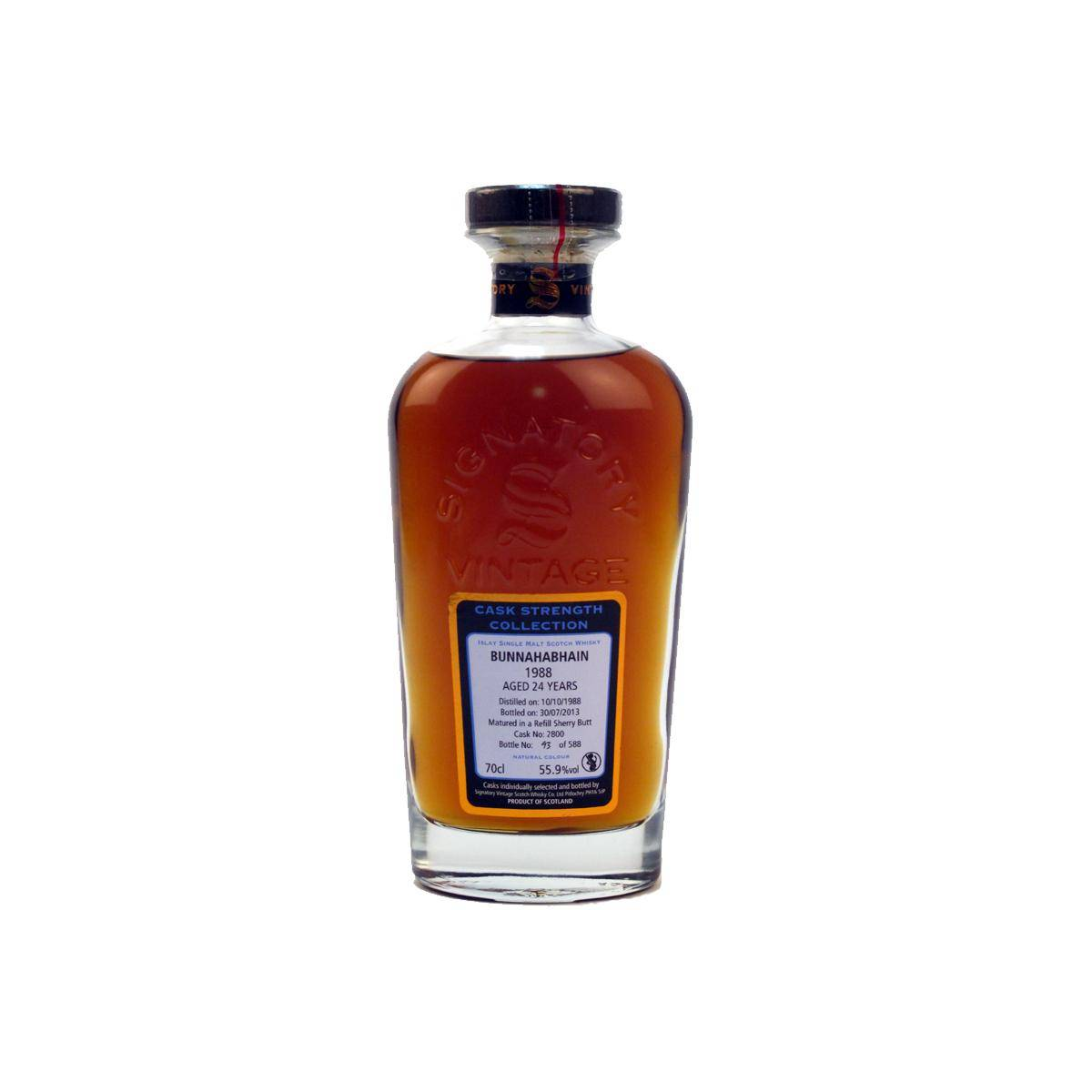 Bunnahabhain Cask Strength Collection 1988 24 Years Single Malt Whisky