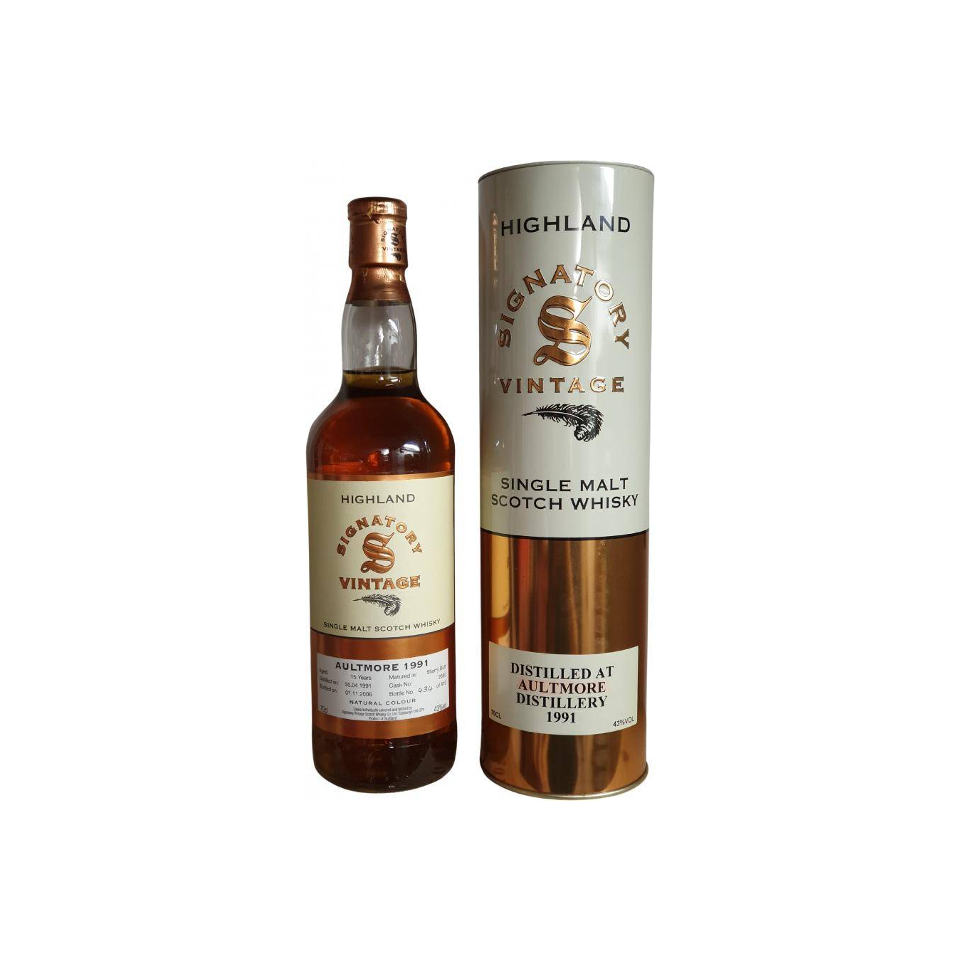 Aultmore Vintage Collection 1991 15 Years Single Malt Whisky 2