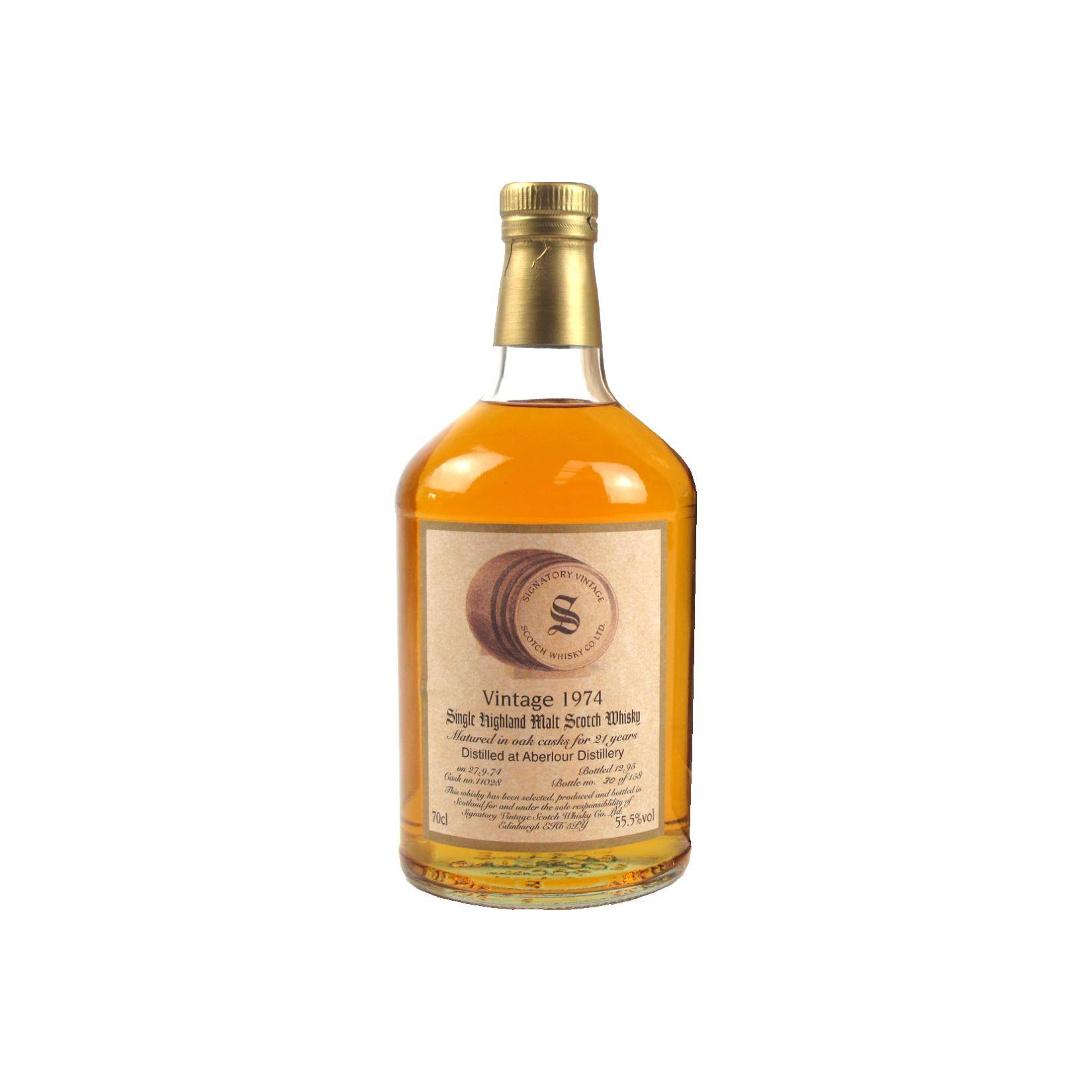 Aberlour Vintage Collection - Dumpy 1974 21 Years Single Malt Whisky