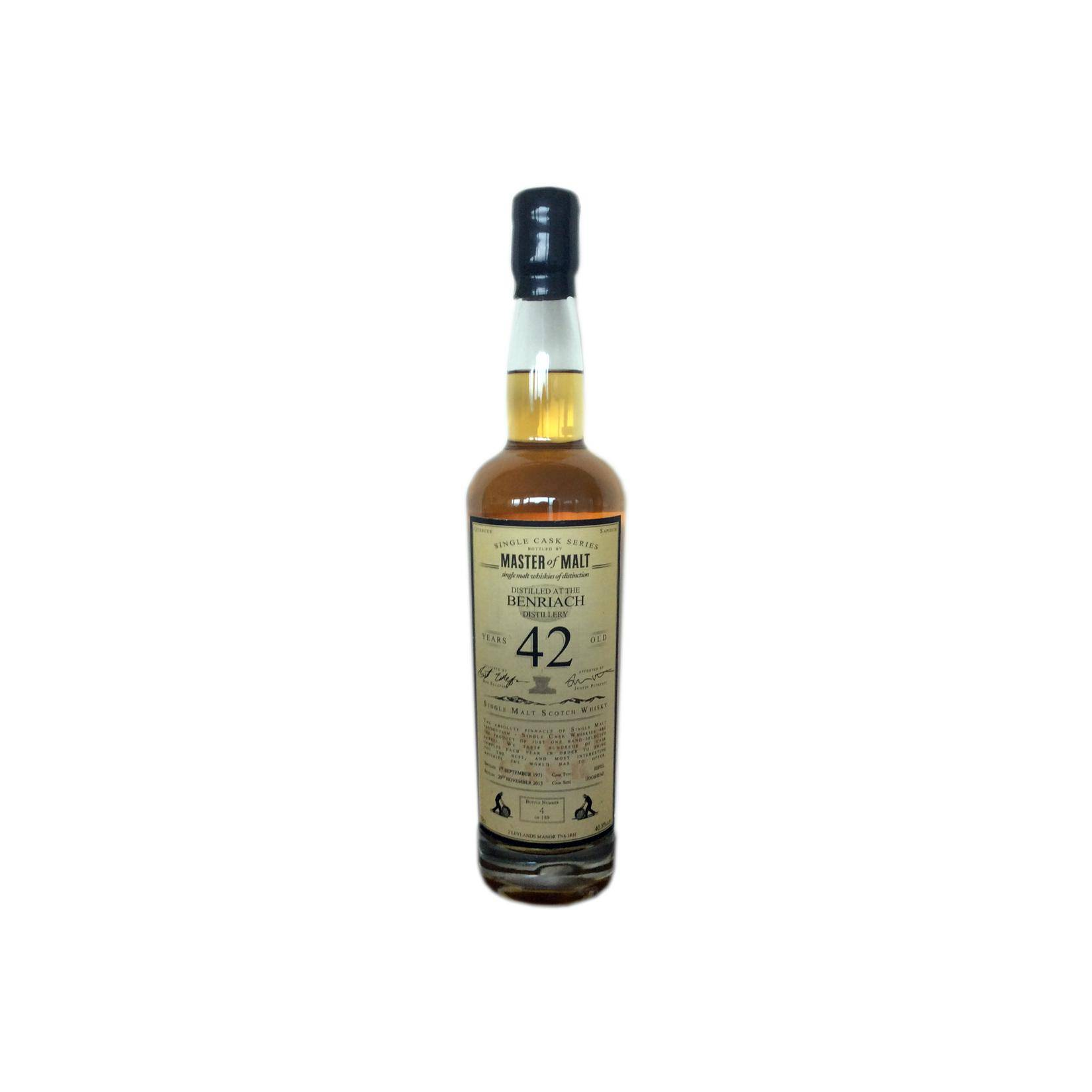 BenRiach Single Cask 1971 42 Years Single Malt Whisky