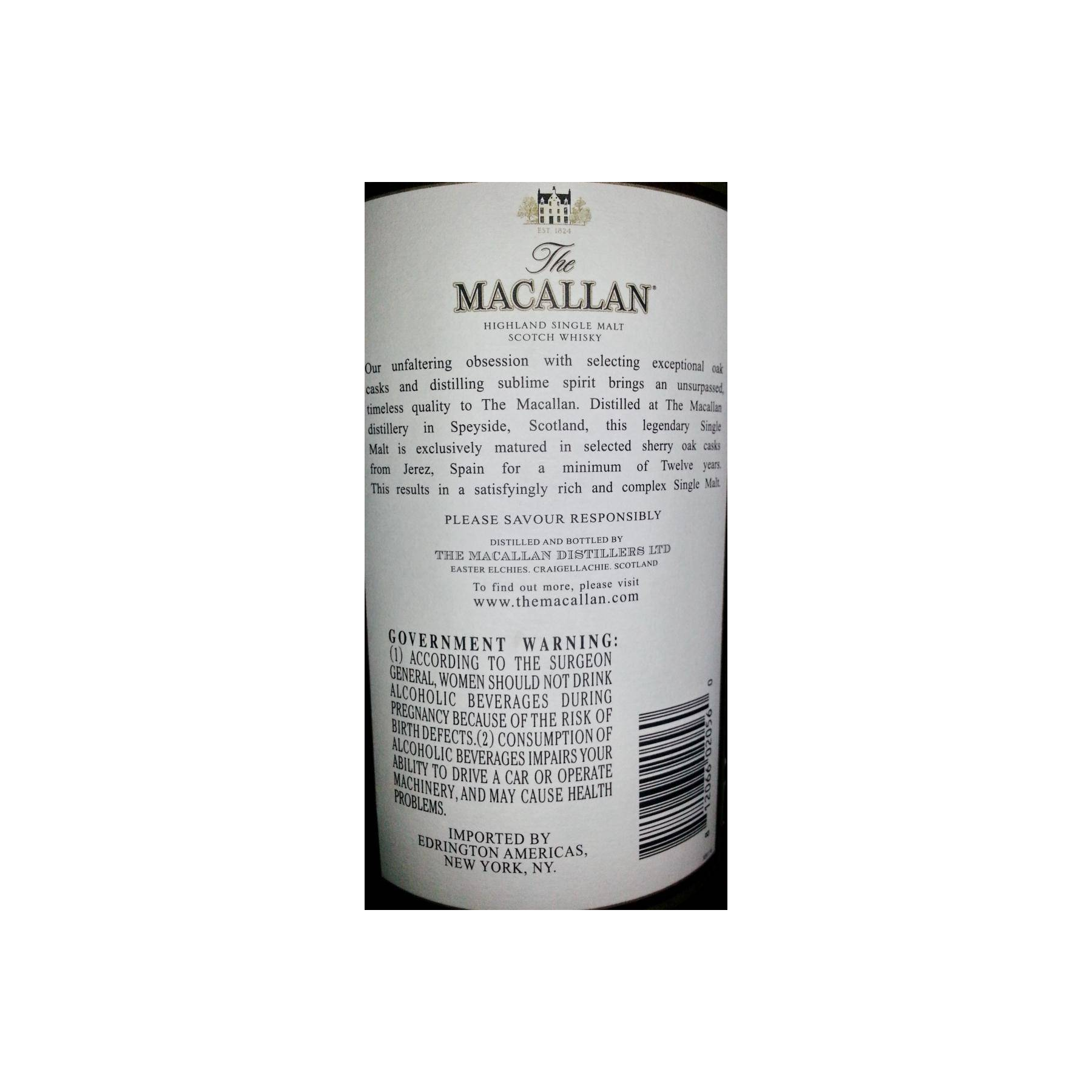 The Macallan 12 Years Single Malt Whisky 2