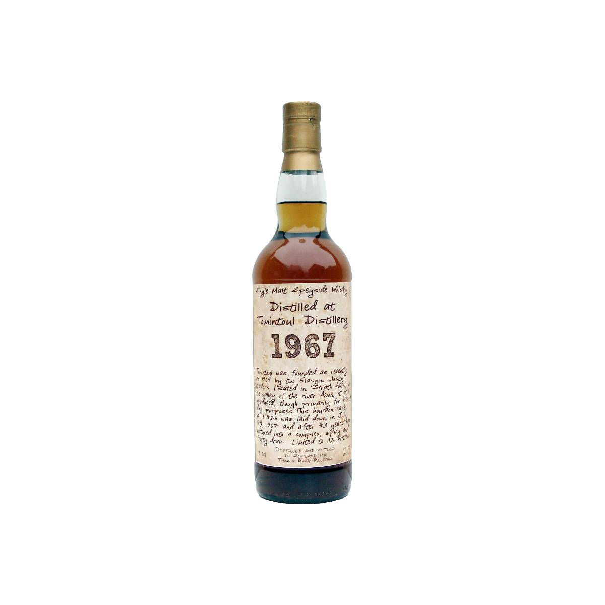 Tomintoul 1967 43 Years Single Malt Whisky