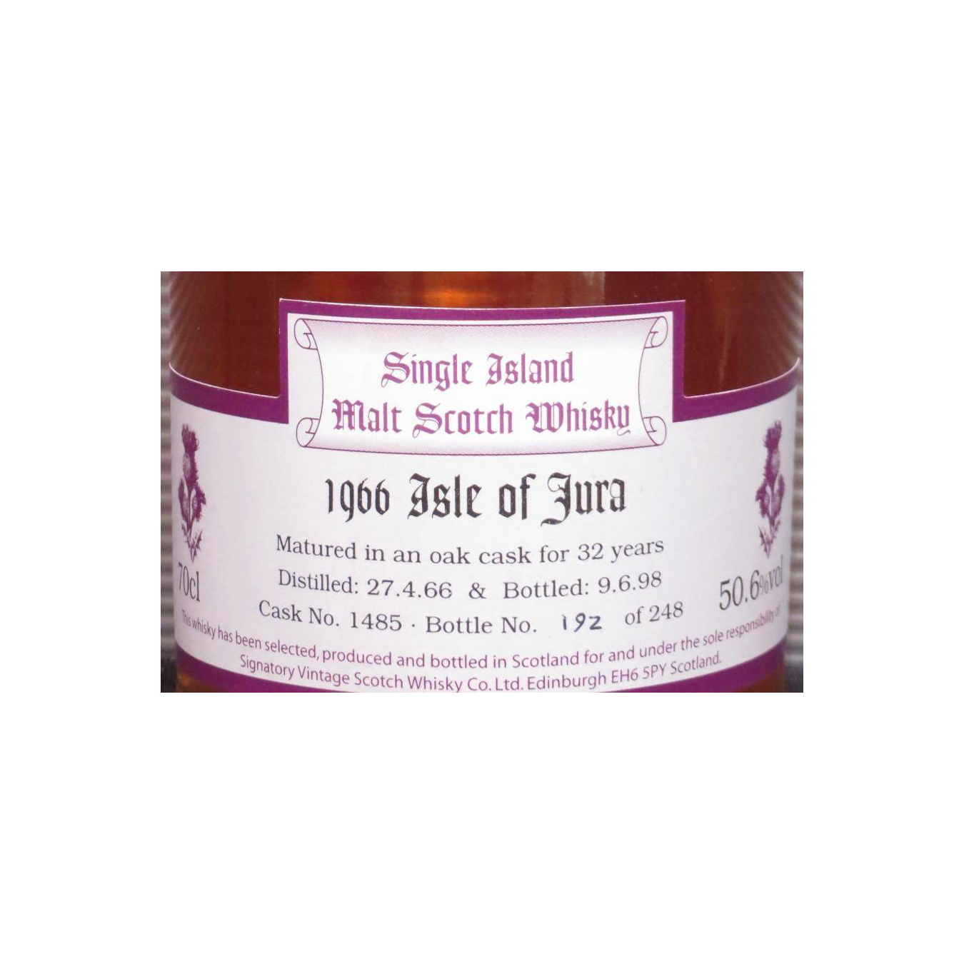 Jura 1966 32 Years Single Malt Whisky 2