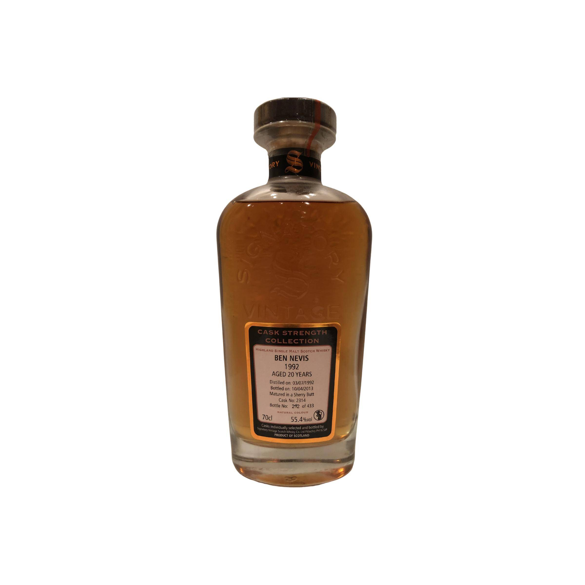 Ben Nevis Cask Strength Collection 1992 20 Years Single Malt Whisky