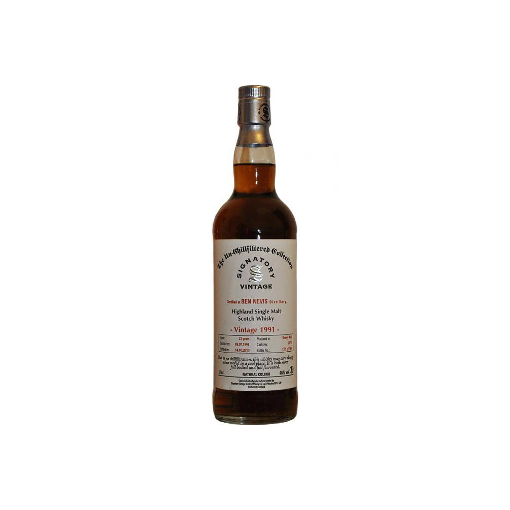 Ben Nevis The Un-Chillfiltered Collection 1991 22 Years Single Malt Whisky
