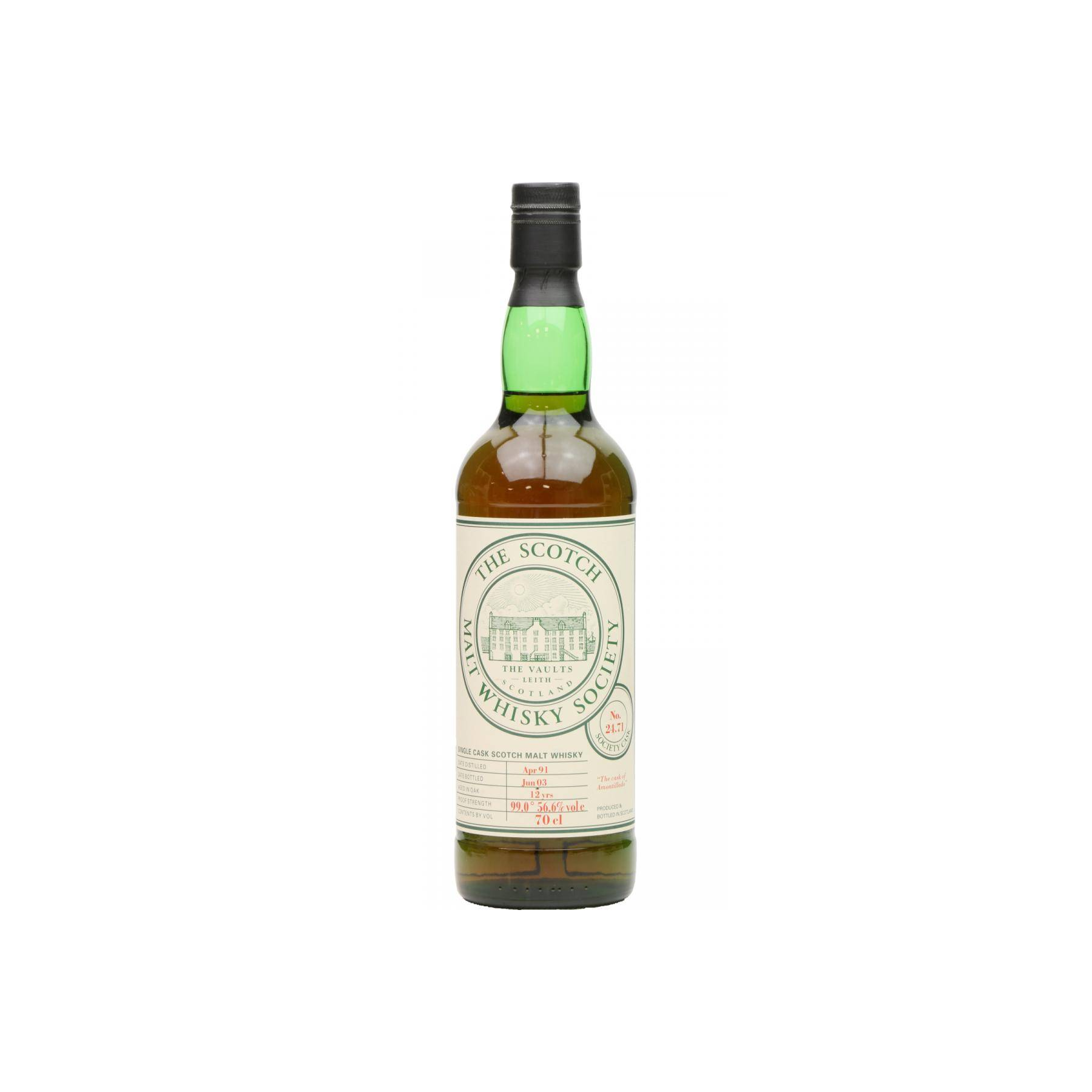 The Scotch Malt Whisky Society 1991 12 Years Single Malt Whisky