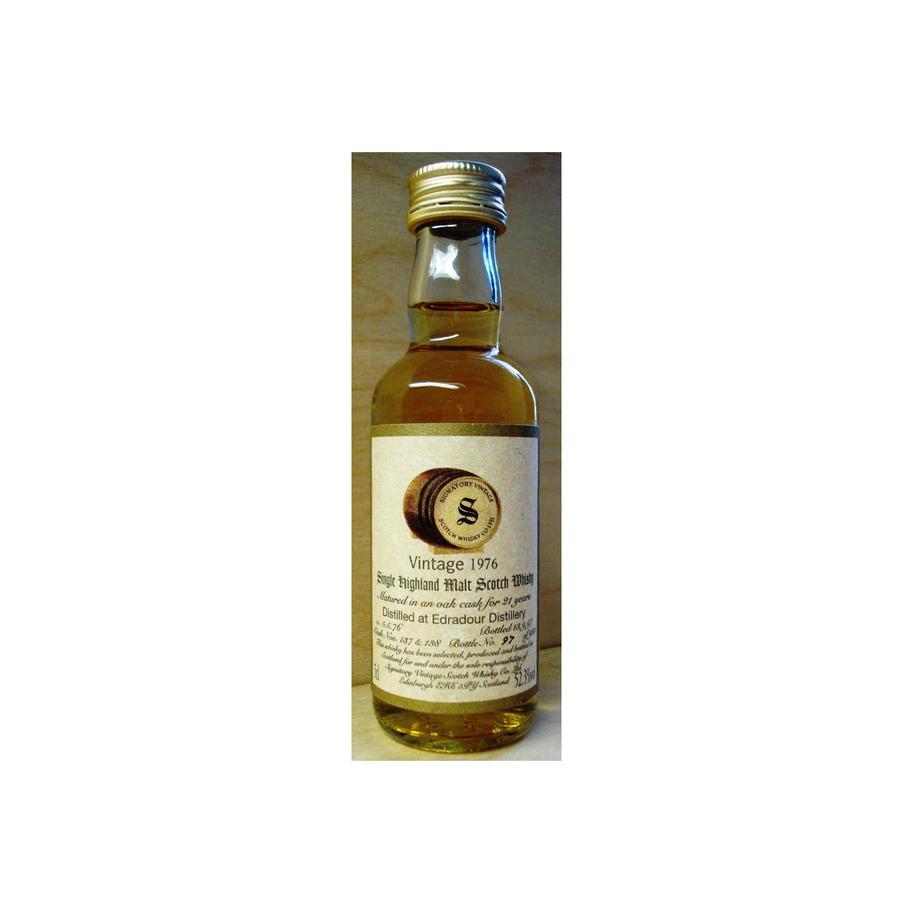 Edradour 1976 21 Years Single Malt Whisky 2