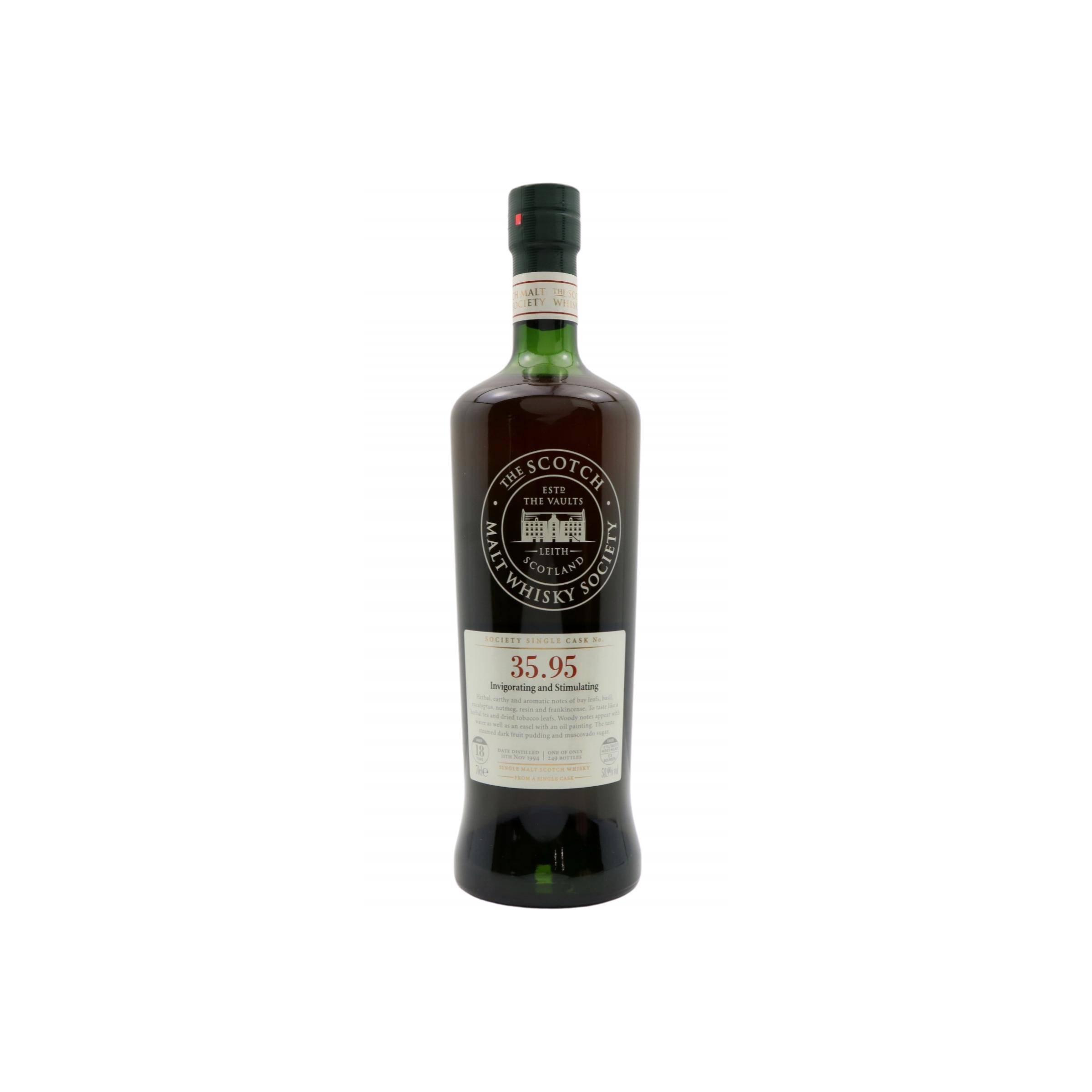 The Scotch Malt Whisky Society 1994 18 Years Single Malt Whisky