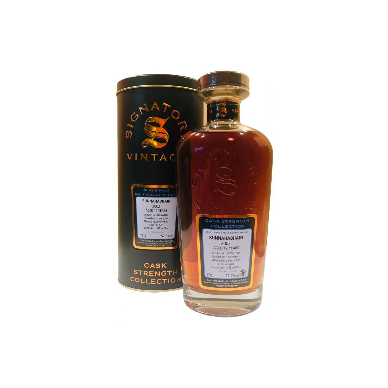 Bunnahabhain Cask Strength Collection 2002 12 Years Single Malt Whisky 2