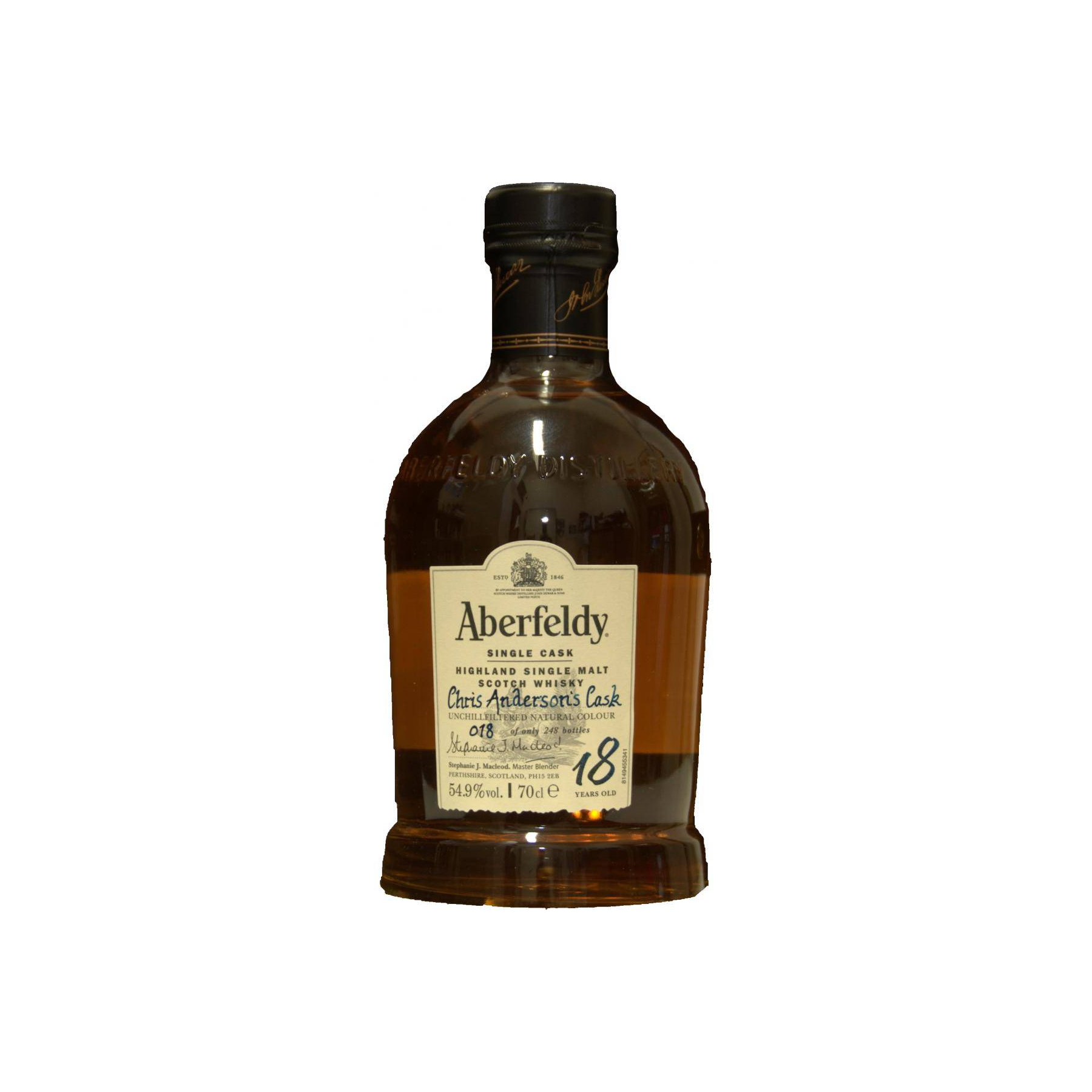 Aberfeldy 18 Years Single Malt Whisky