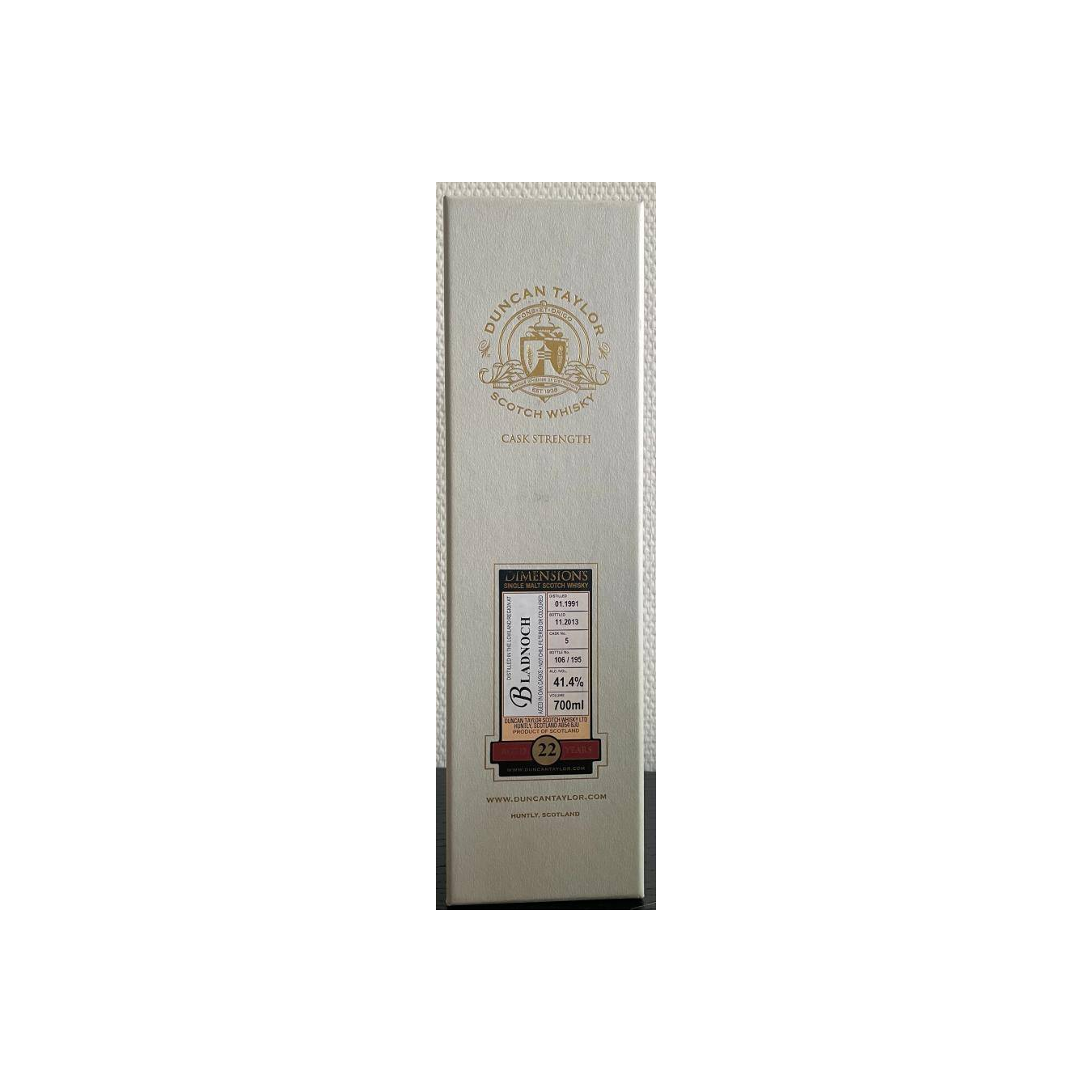 Bladnoch Dimensions 1991 22 Years Single Malt Whisky 2