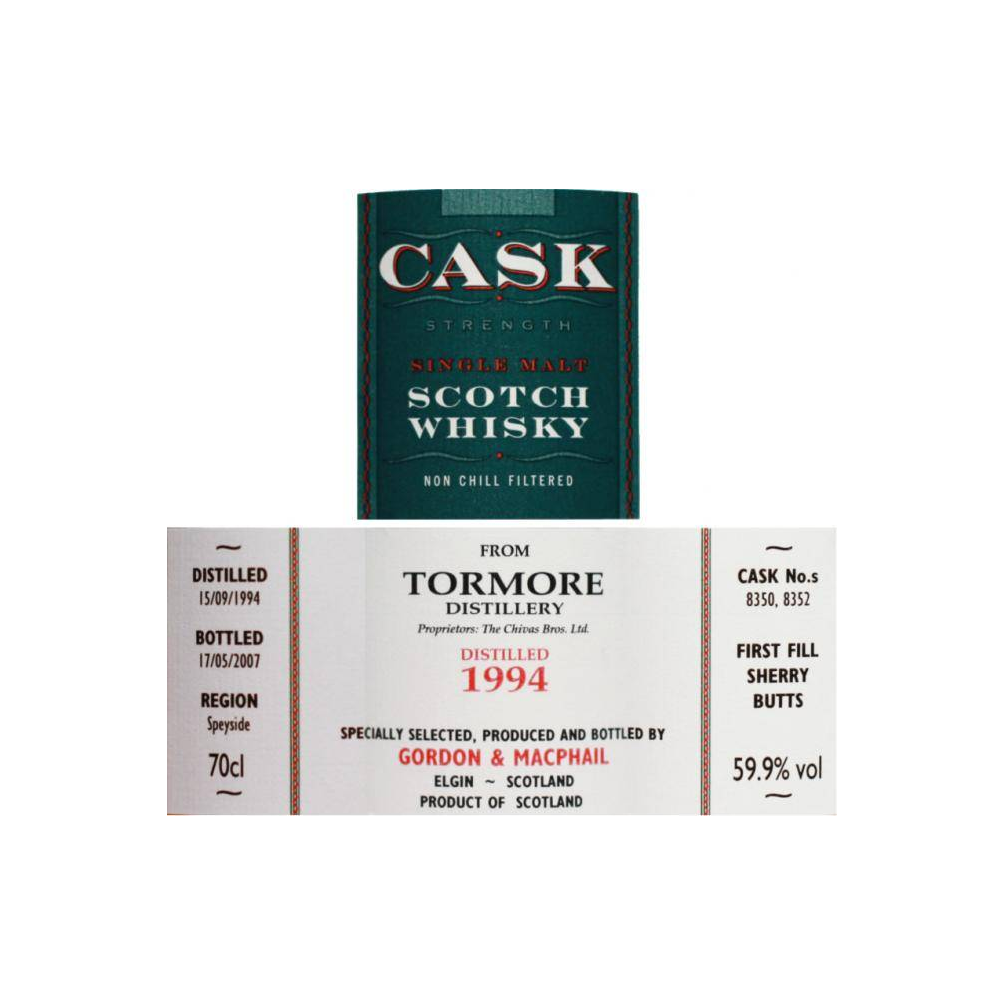 Tormore Cask Strength Collection 1994 12 Years Single Malt Whisky 2