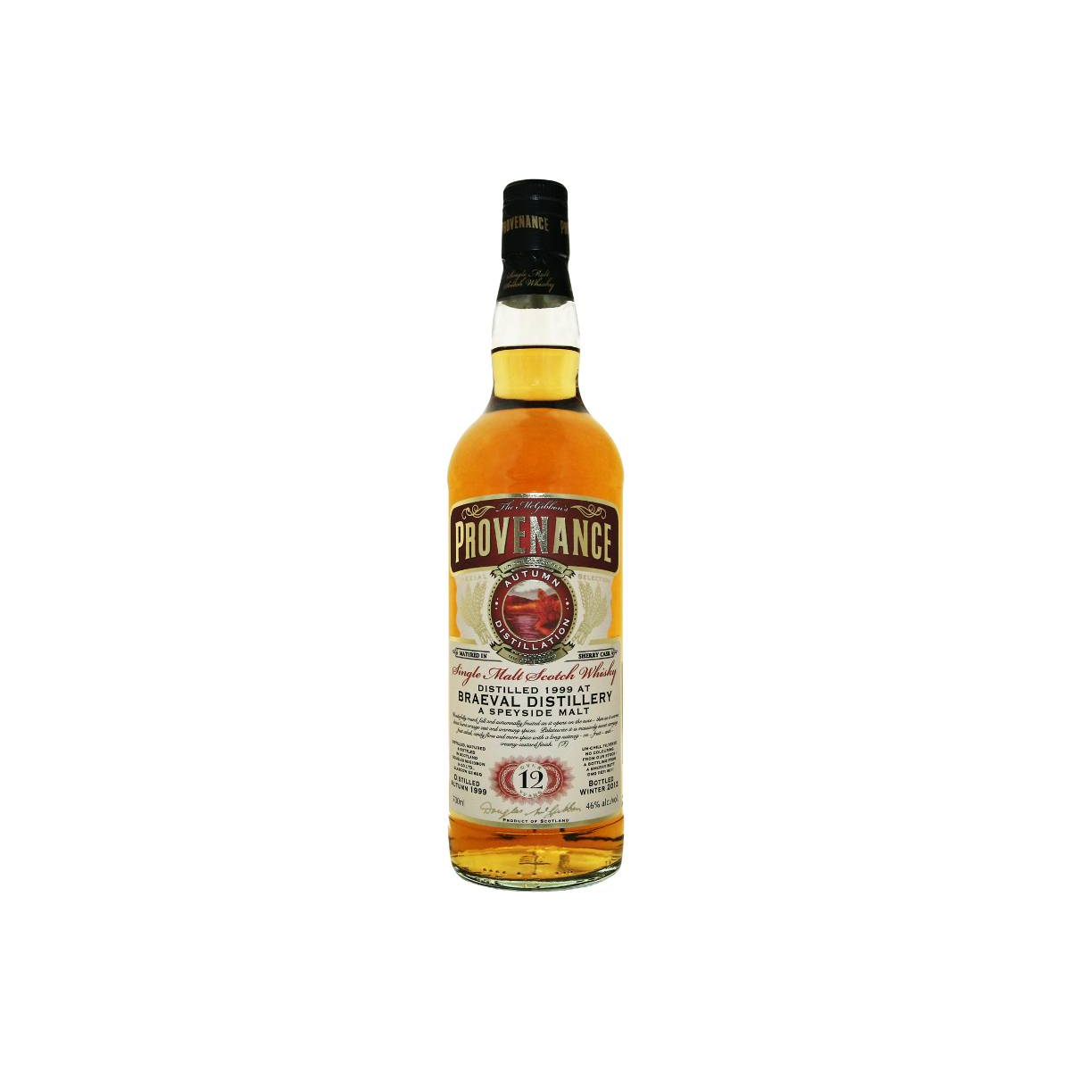 Braeval McGibbon's Provenance 1999 12 Years Single Malt Whisky