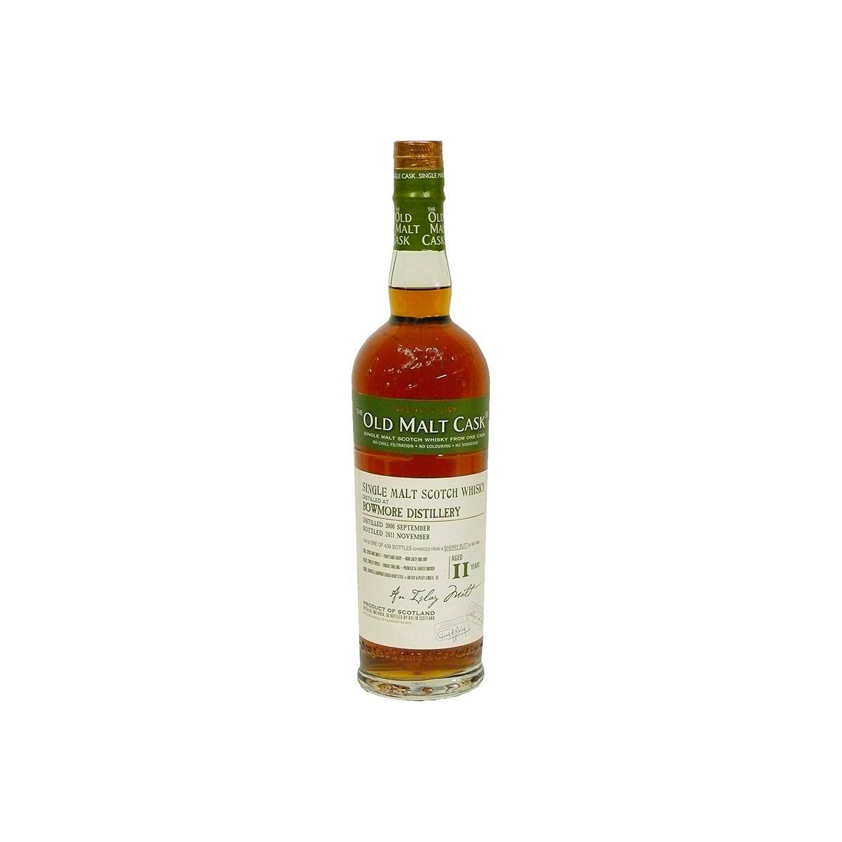 Bowmore Old Malt Cask 2000 11 Years Single Malt Whisky