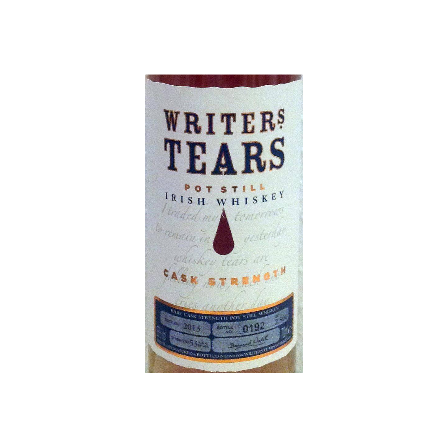 Writers' Tears Pot Still - Cask Strength 2