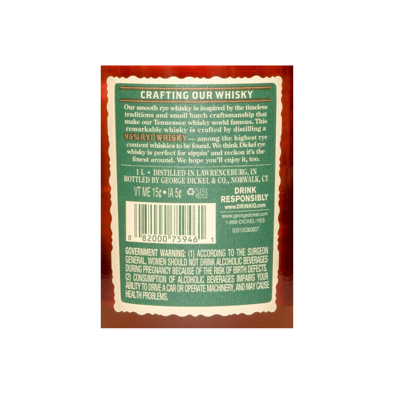 George Dickel Rye Whisky 3