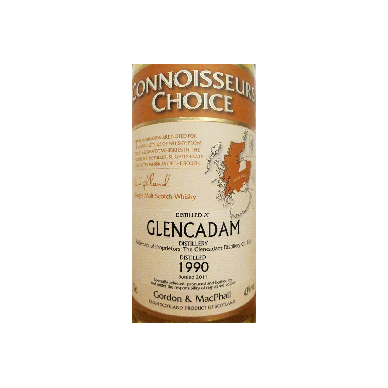 Glencadam Connoisseurs Choice 1990 20 Years Single Malt Whisky 2