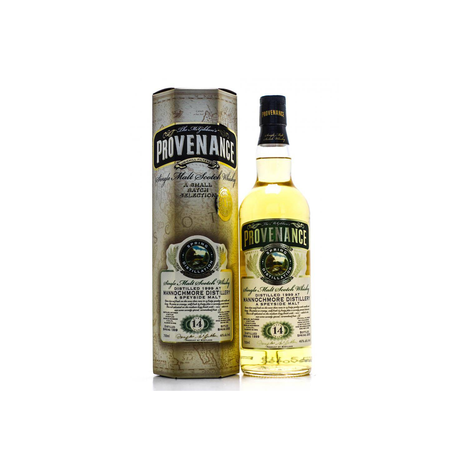 Mannochmore McGibbon's Provenance 1999 14 Years Single Malt Whisky 2