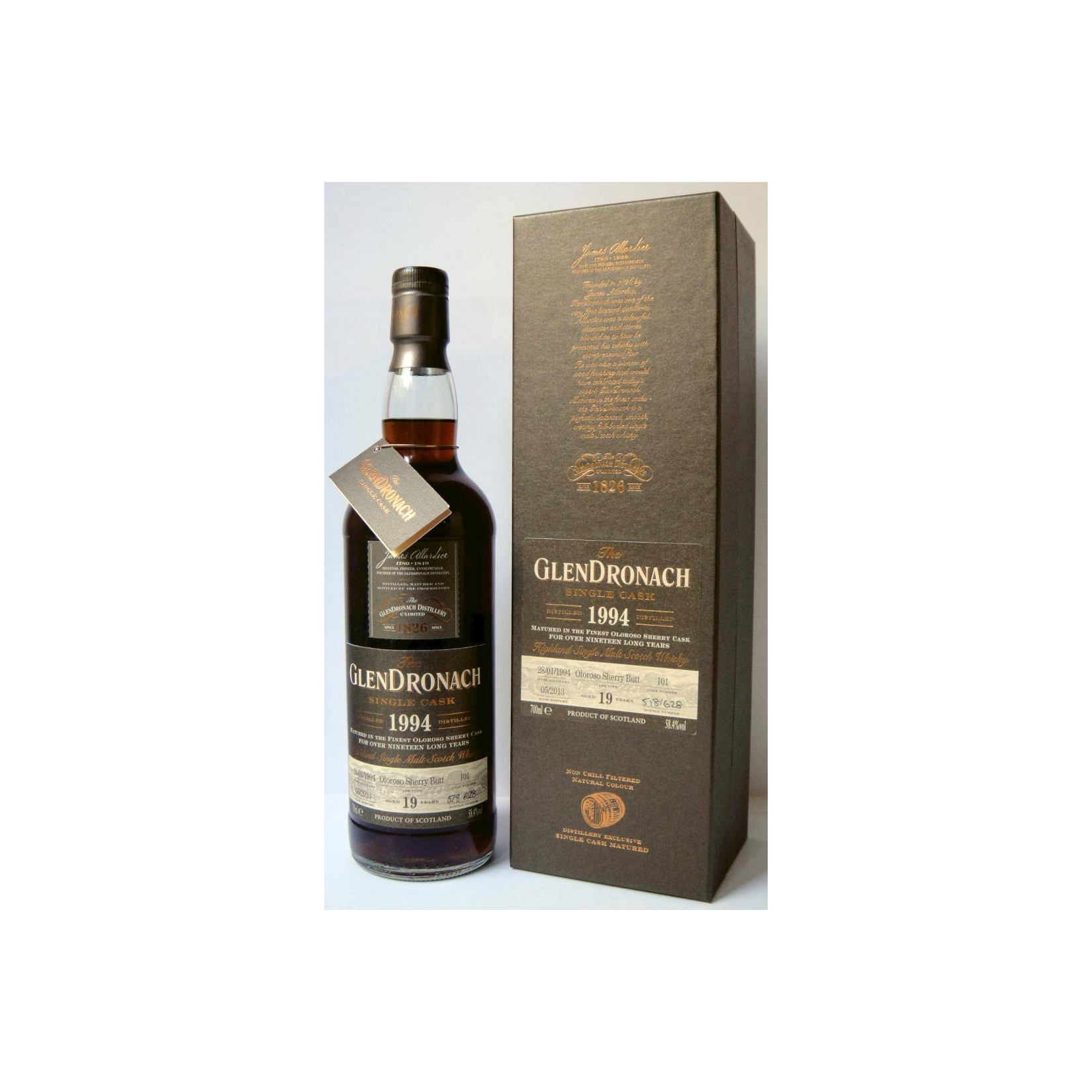 GlenDronach 1994 19 Years Single Malt Whisky 3