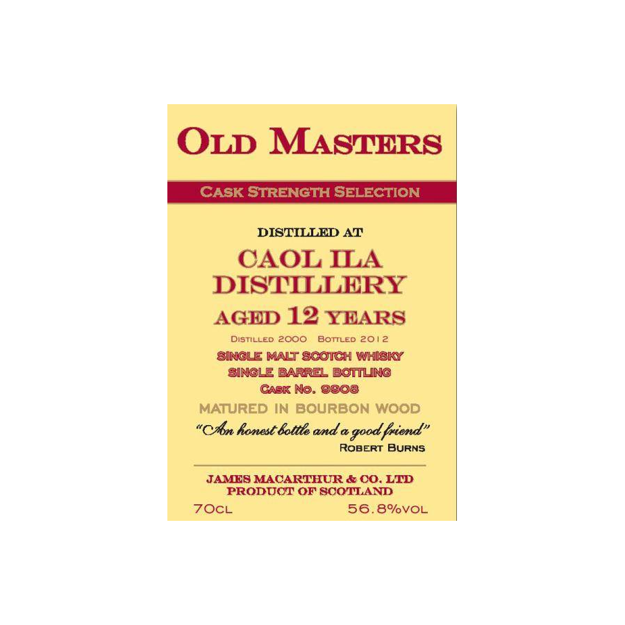 Caol Ila 2000 12 Years Single Malt Whisky