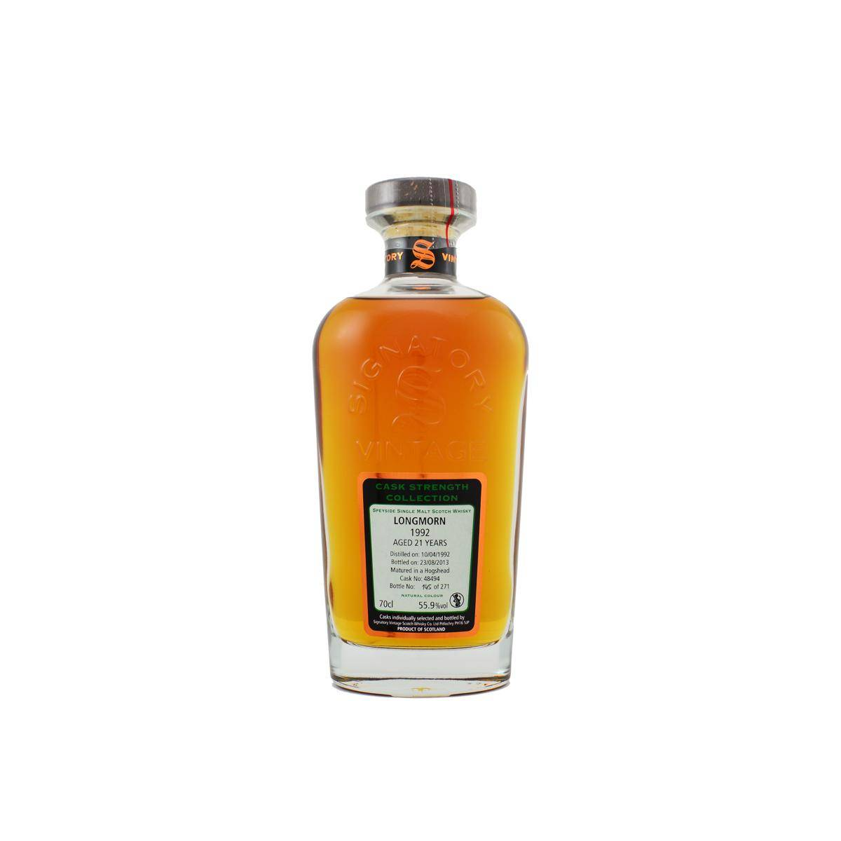 Longmorn Cask Strength Collection 1992 21 Years Single Malt Whisky