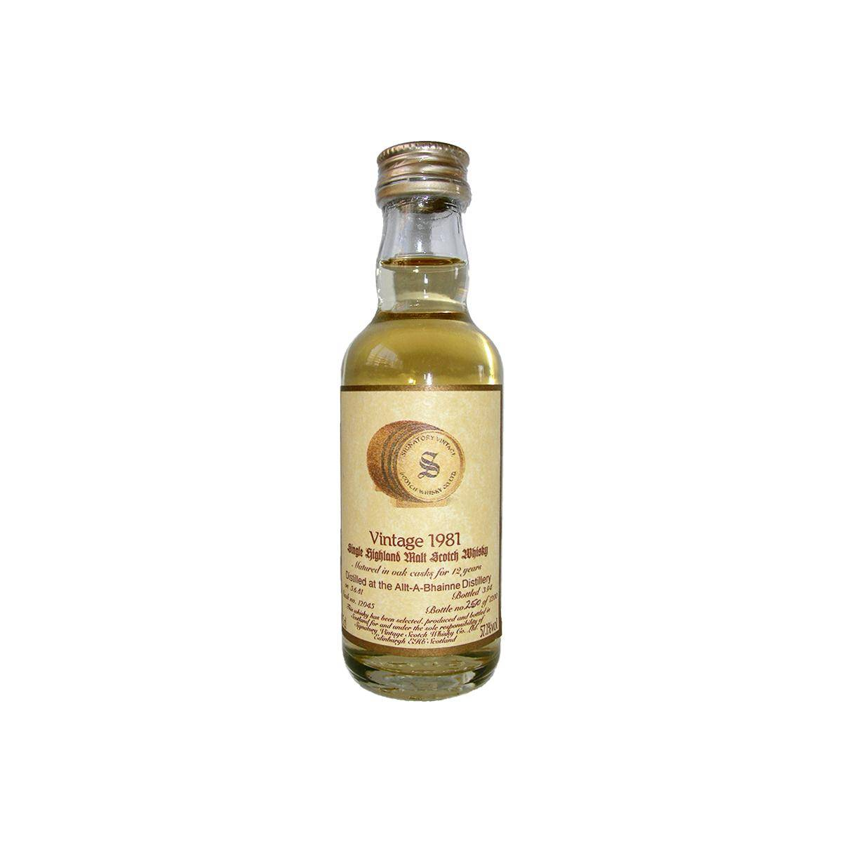 Allt-A-Bhainne 1981 12 Years Single Malt Whisky 3