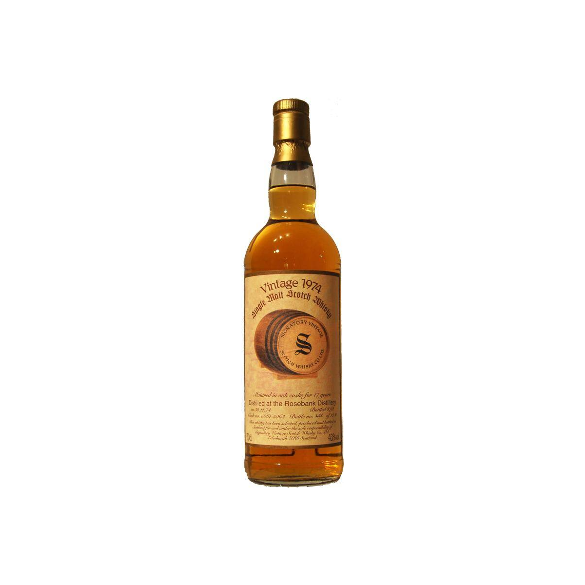 Rosebank Vintage Collection 1974 17 Years Single Malt Whisky