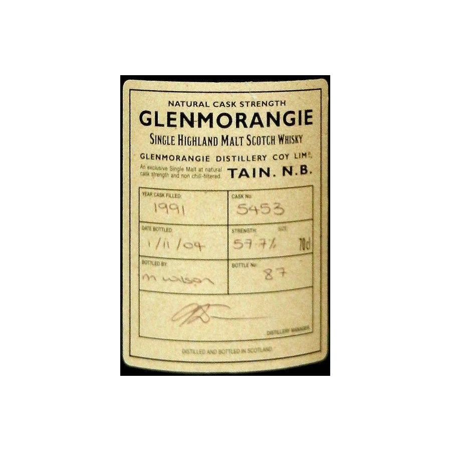 Glenmorangie 1991 13 Years Single Malt Whisky 2